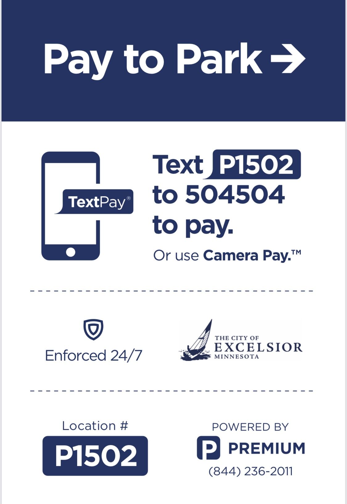 Excelsior paid parking